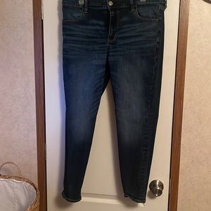 NWOT NEVER WORN AMERICAN EAGLE NEXT LEVEL STETCH HI-RISE JEGGING 16 Short